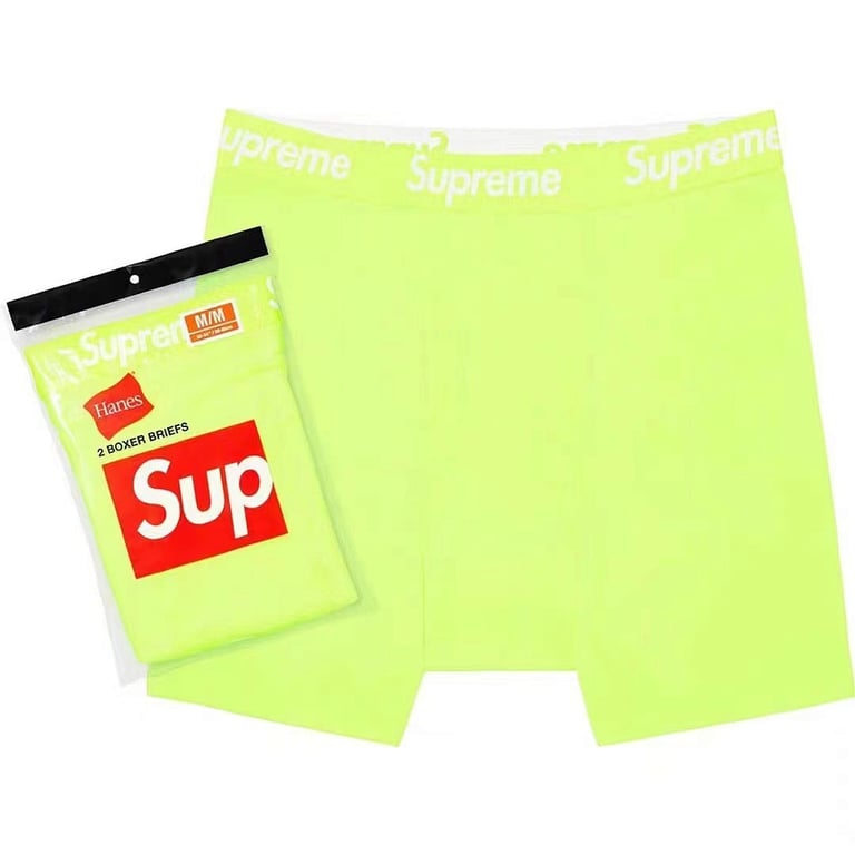 Supreme Hanes Boxer Briefs Fluorescein - 12