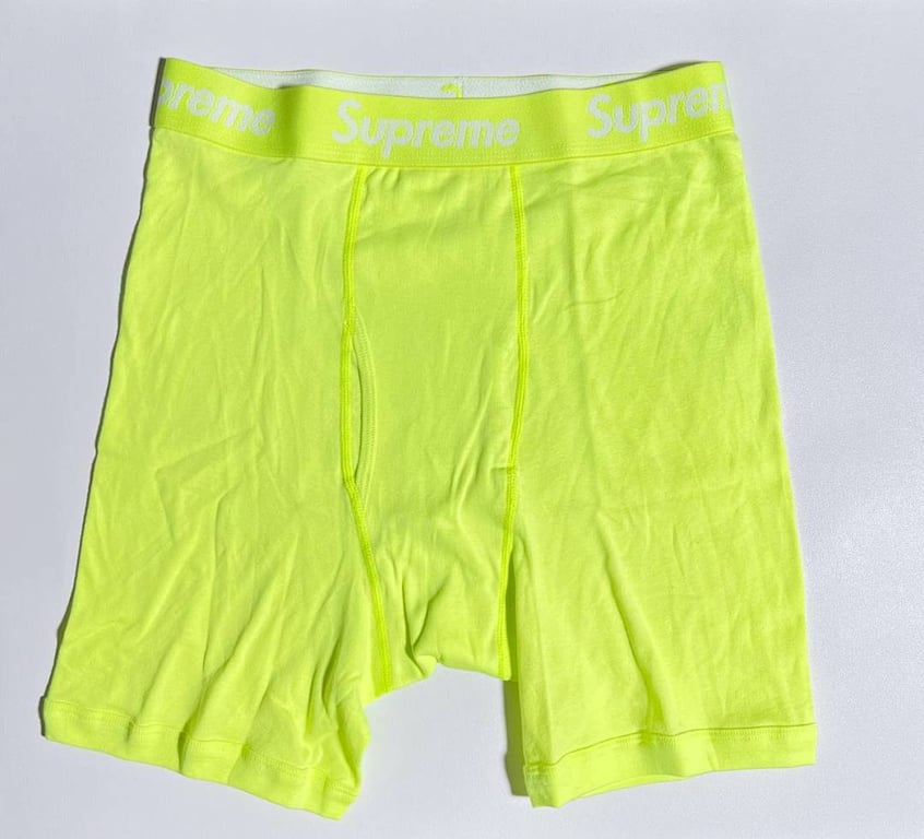 Supreme Hanes Boxer Briefs Fluorescein - 4