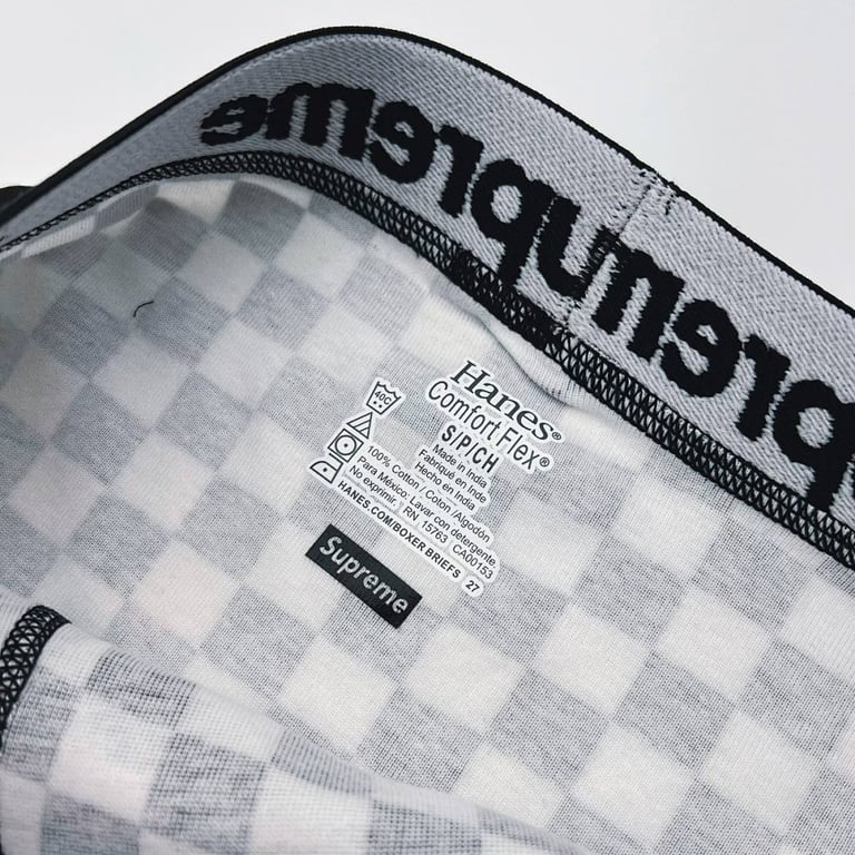 Supreme x Hanes Checkered Boxer Briefs - 6