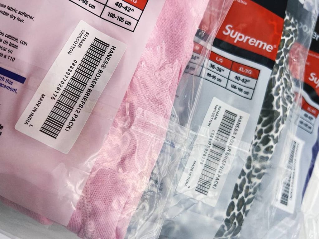 Supreme Hanes Boxer Briefs Forest Camo (2 Pack) - 13