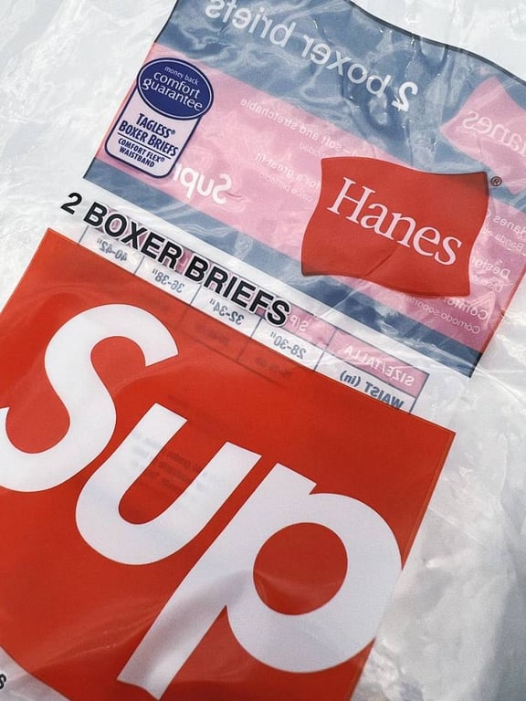 Supreme Hanes Boxer Briefs Pink - 13