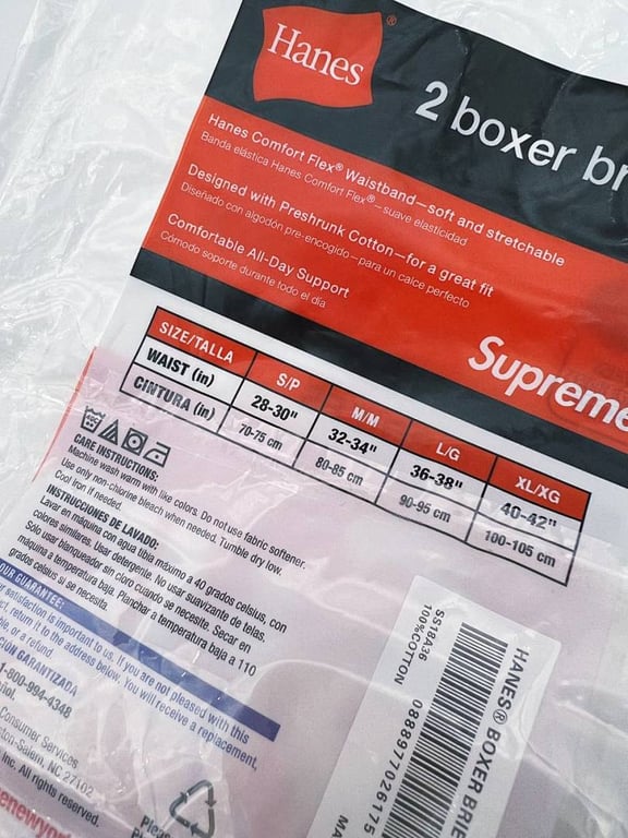 Supreme Hanes Boxer Briefs Pink - 14