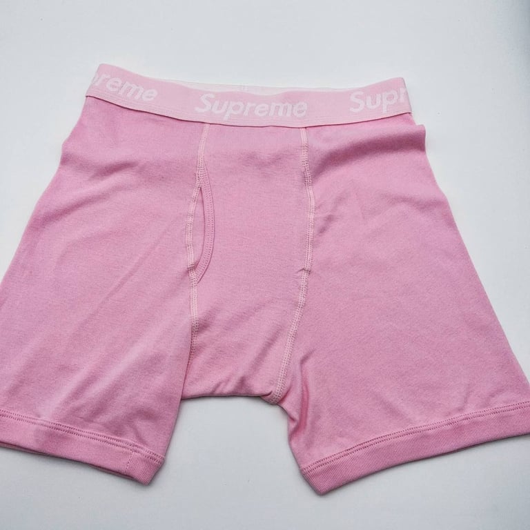 Supreme Hanes Boxer Briefs Pink - 5