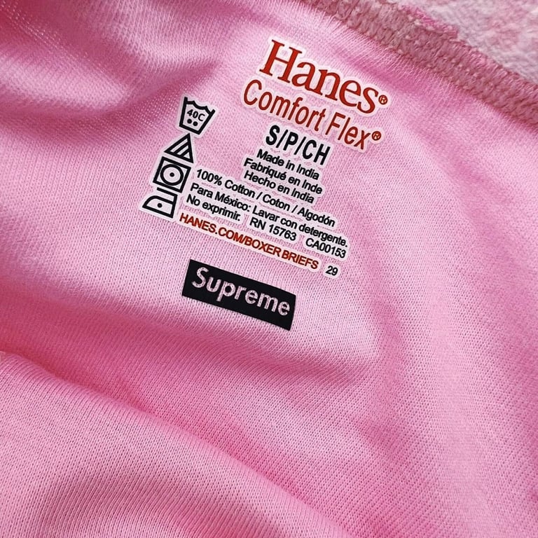 Supreme Hanes Boxer Briefs Pink - 7
