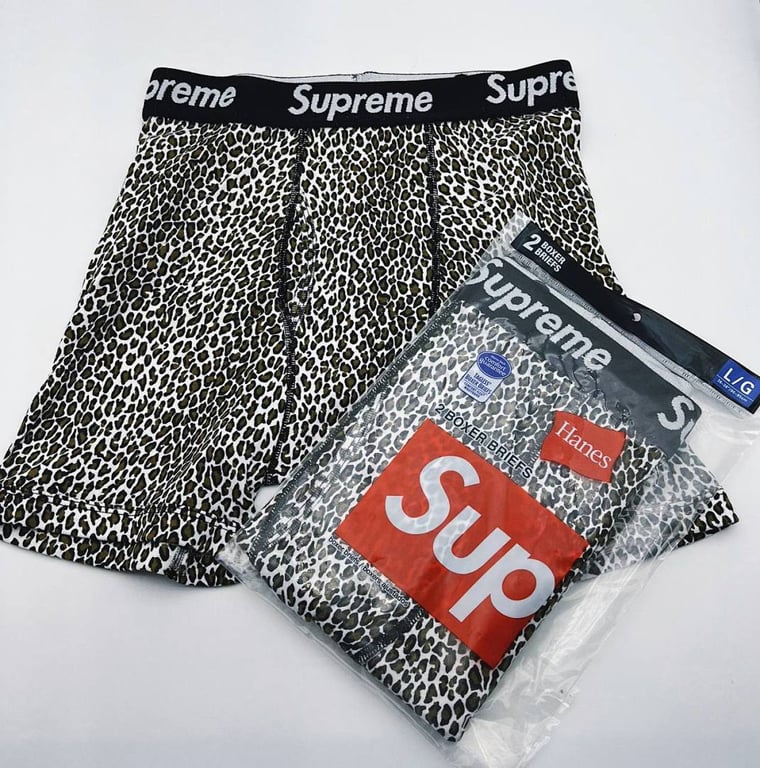 Supreme x Hanes Boxer Briefs Leopard - 19
