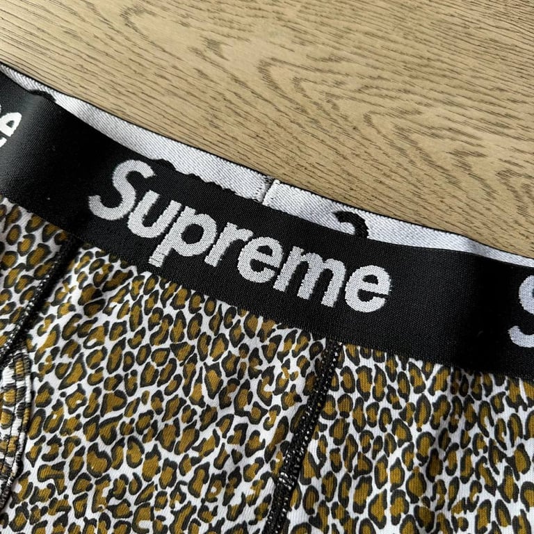 Supreme x Hanes Boxer Briefs Leopard - 5