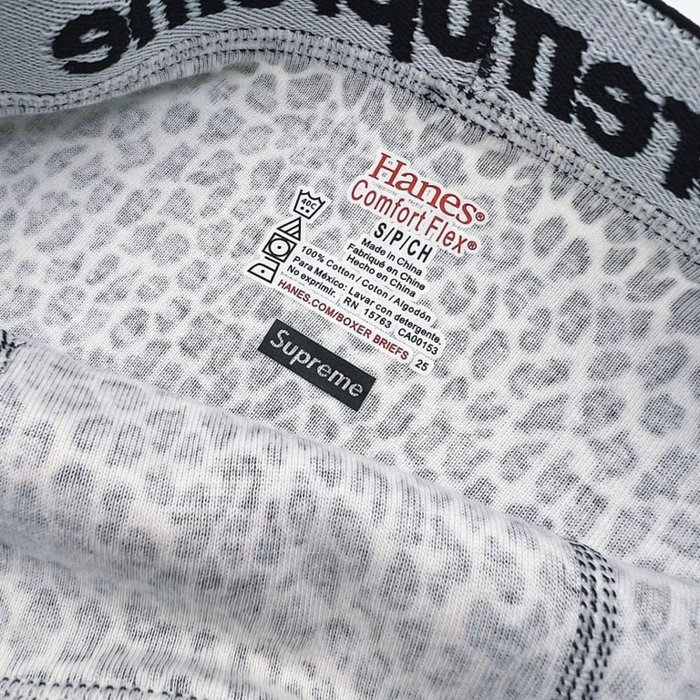 Supreme x Hanes Boxer Briefs Leopard - 7