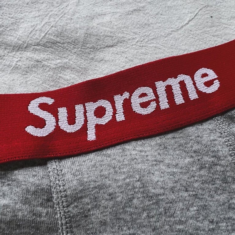 Supreme Hanes Boxer Briefs Grey - 8