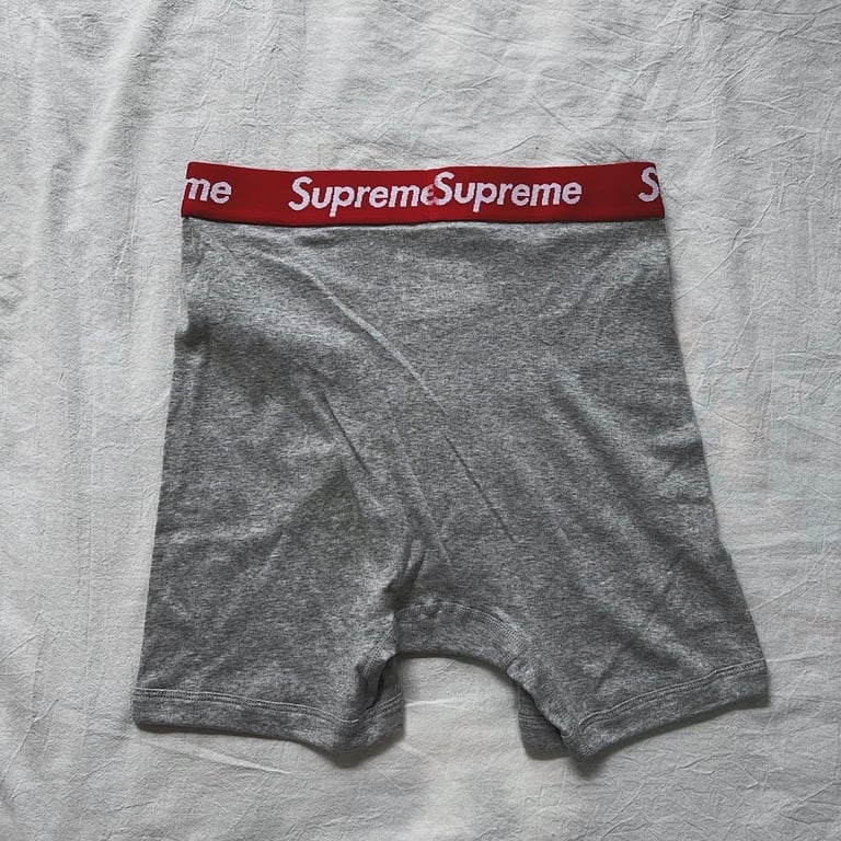 Supreme Hanes Boxer Briefs Grey - 9