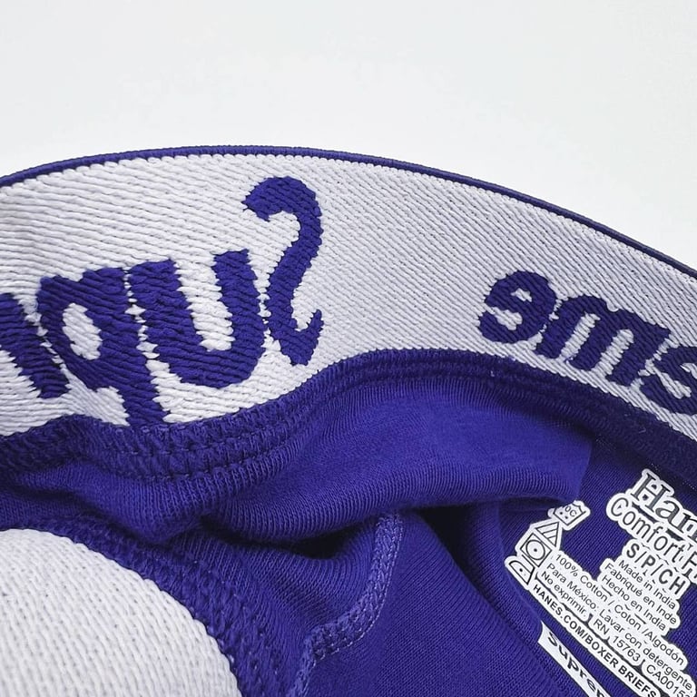 Supreme Hanes Boxer Briefs Purple (2 Pack) - 5