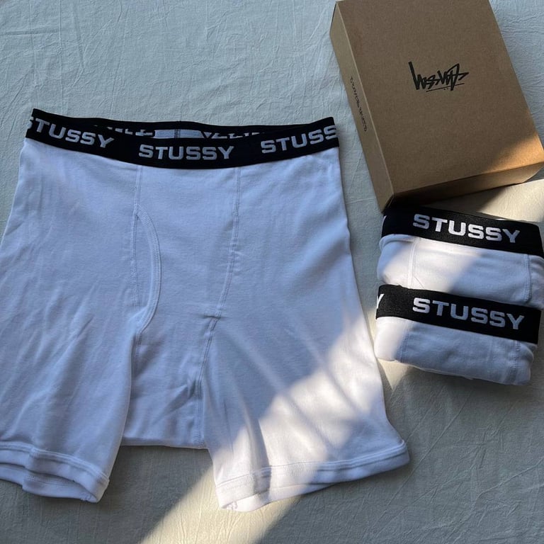 Stüssy Boxer Briefs 3-Pack Black - 10