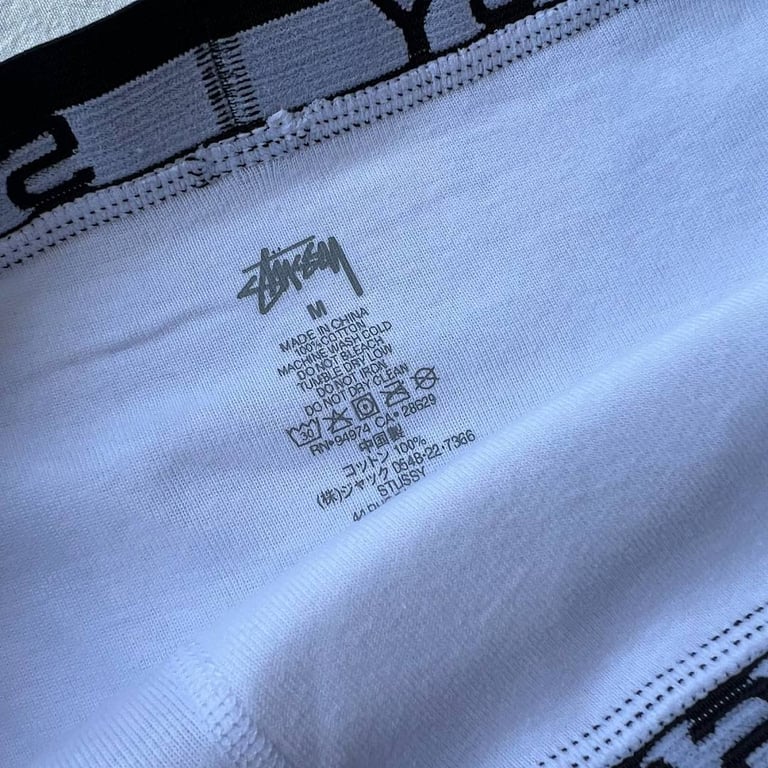 Stüssy Boxer Briefs 3-Pack Black - 14