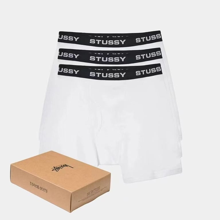 Stüssy Boxer Briefs 3-Pack Black - 2