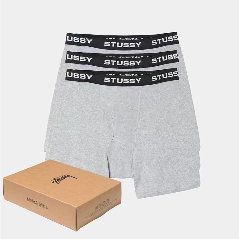 Stüssy Boxer Briefs 3-Pack Black - 3