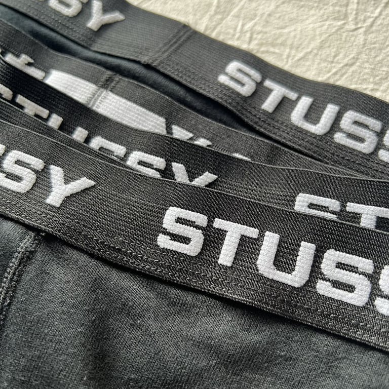 Stüssy Boxer Briefs 3-Pack Black - 6