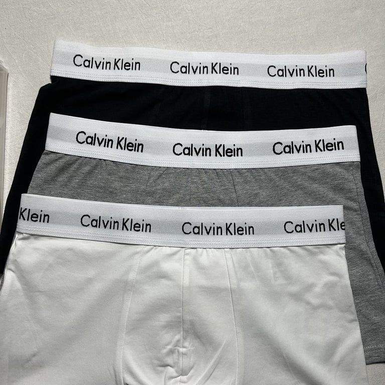 Calvin Klein 3-Pack Cotton Stretch Trunks - 3