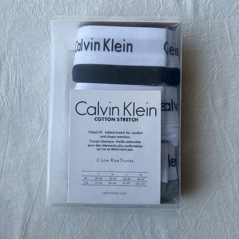 Calvin Klein 3-Pack Cotton Stretch Trunks - 5