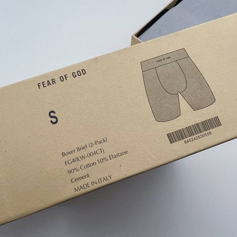 Fear of God 2-Pack Boxer Briefs Black - 8