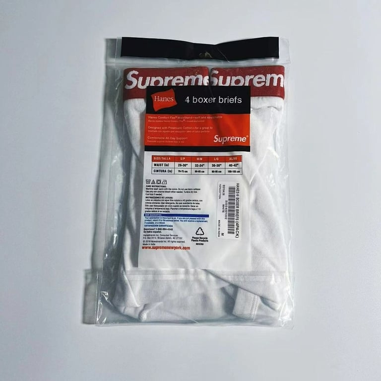 Supreme x Hanes Boxer Briefs 4-Pack - 13