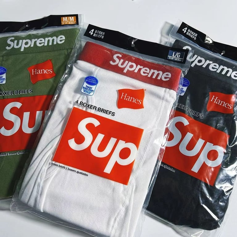Supreme x Hanes Boxer Briefs 4-Pack - 27