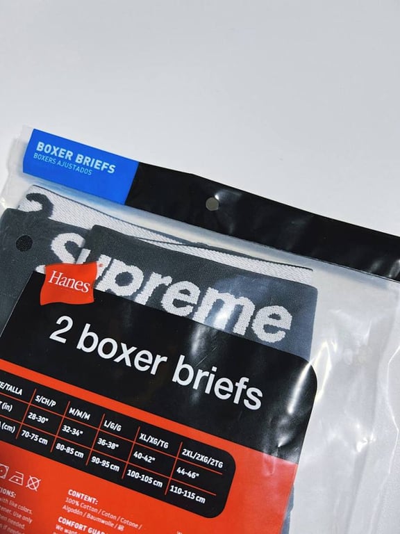 Supreme x Hanes Boxer Briefs 4-Pack - 44