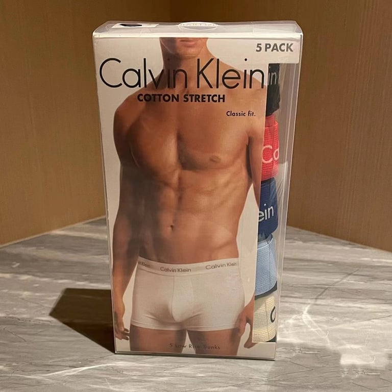 Calvin Klein Cotton Stretch Low Rise Trunks 5-Pack - 3