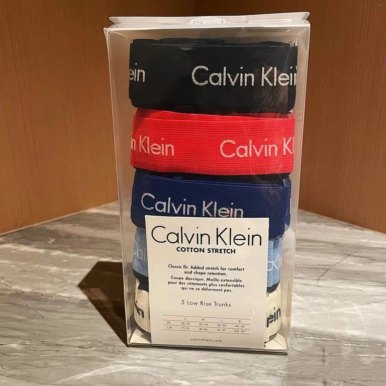 Calvin Klein Cotton Stretch Low Rise Trunks 5-Pack - 4