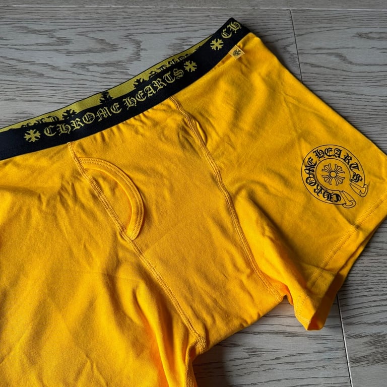 Chrome Hearts Boxer Briefs Yellow - 7