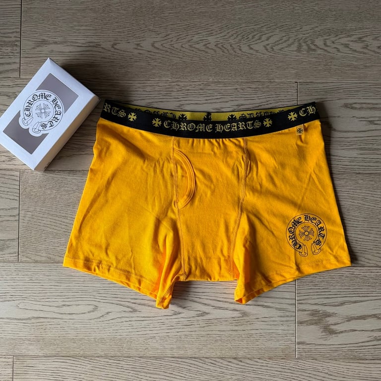 Chrome Hearts Boxer Briefs Yellow - 8
