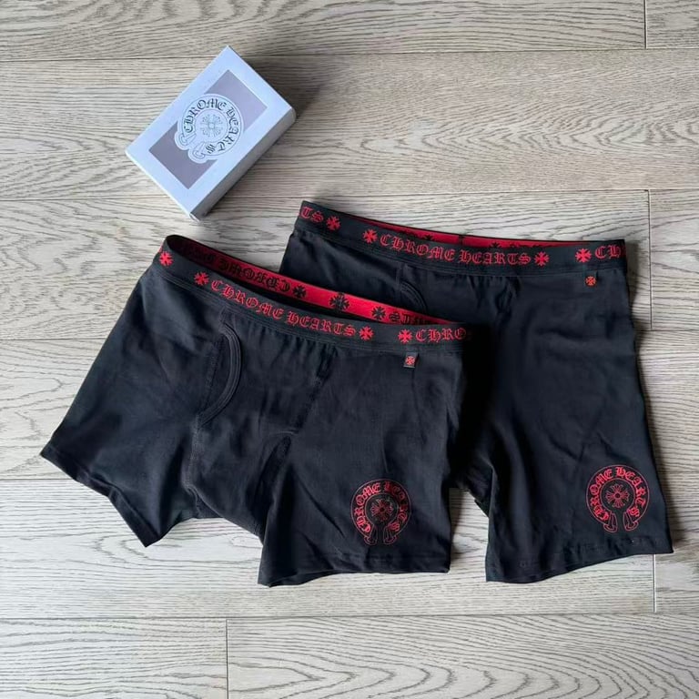 Chrome Hearts Boxer Briefs Black/Red - 5
