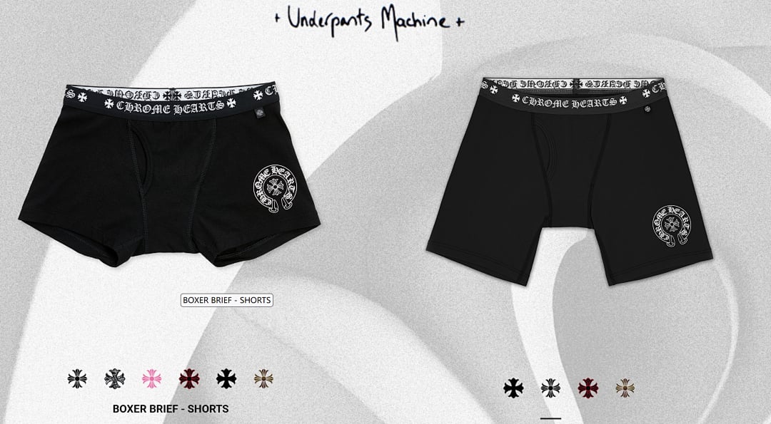 Chrome Hearts Boxer Briefs Black - 2