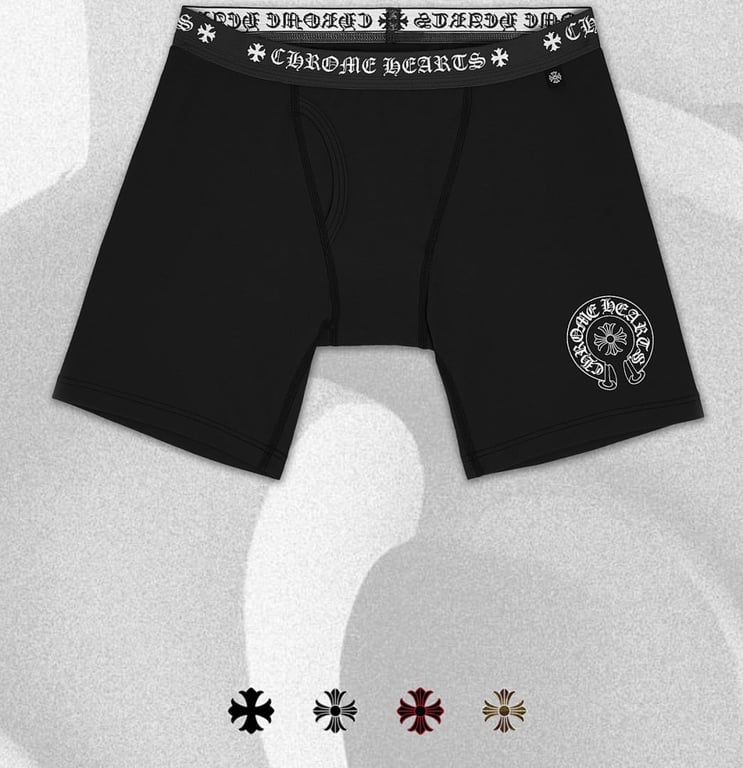 Chrome Hearts Boxer Briefs Black - 5
