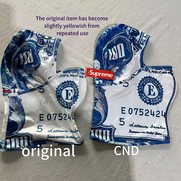 Supreme Dollar Balaclava - 5