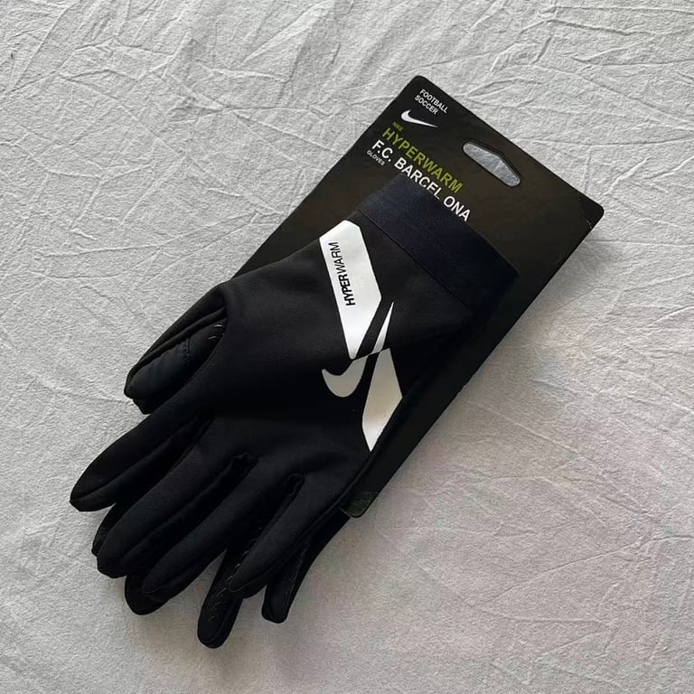 Nike Hyperwarm F.C. Barcelona Gloves Black - 3