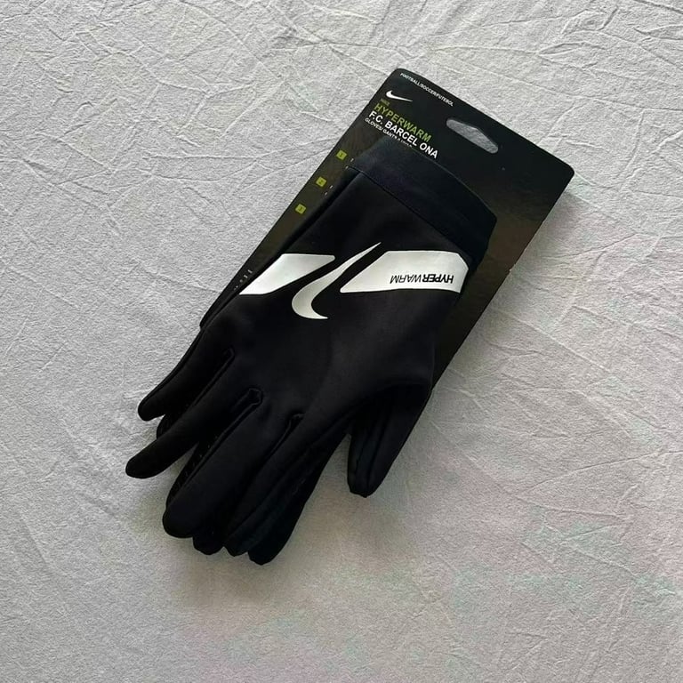 Nike Hyperwarm F.C. Barcelona Gloves Black - 4
