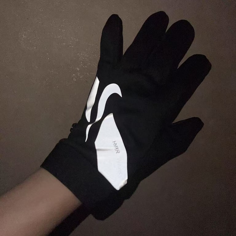 Nike Hyperwarm Reflective Gloves Black - 13