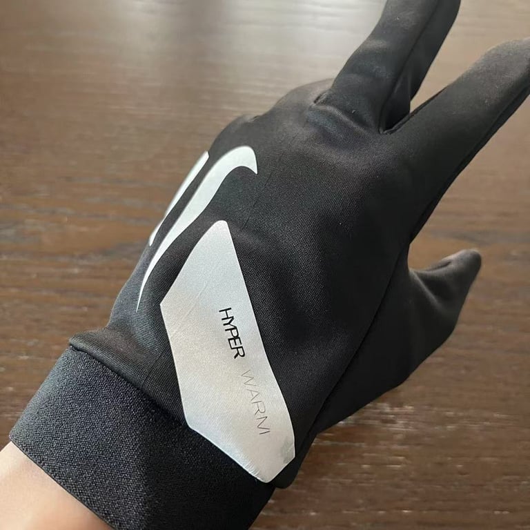 Nike Hyperwarm Reflective Gloves Black - 9