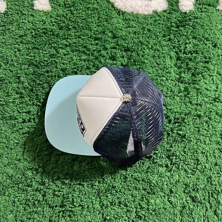 Chrome Hearts Miami Trucker Hat Light Blue - 11