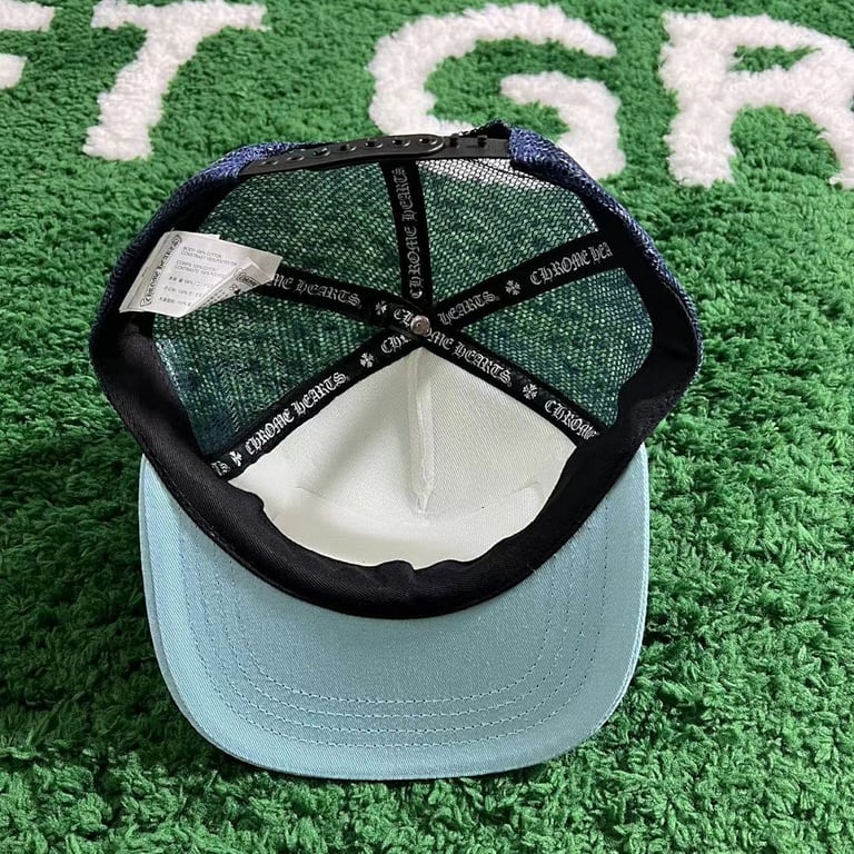 Chrome Hearts Miami Trucker Hat Light Blue - 10