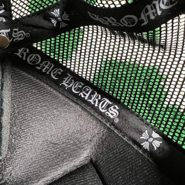 Chrome Hearts Classic Black Trucker Hat - 13