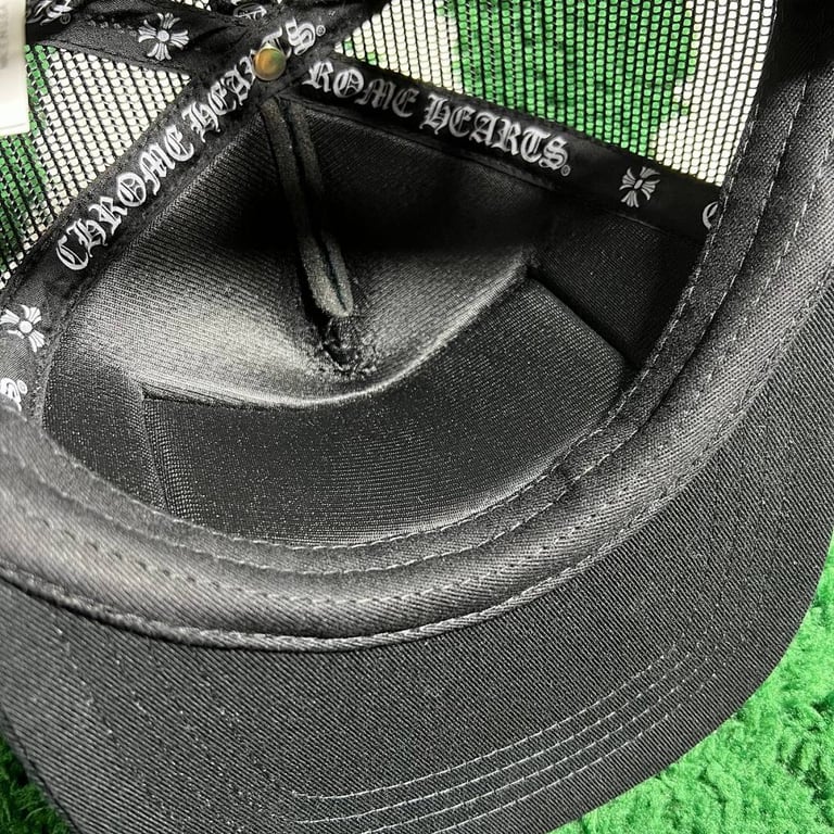 Chrome Hearts Classic Black Trucker Hat - 16