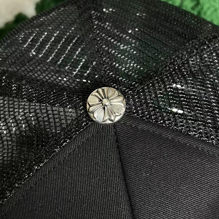 Chrome Hearts Classic Black Trucker Hat - 20