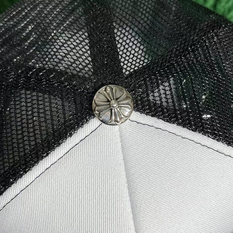 Chrome Hearts Hollywood Trucker Hat Black/White - 12