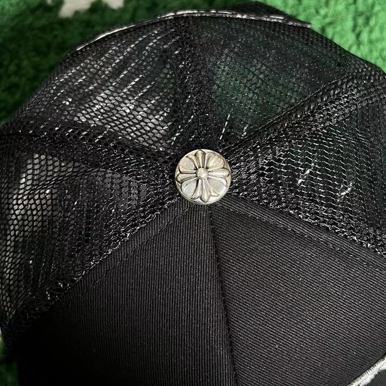 Chrome Hearts Matty Boy Lips Trucker Hat Black - 3