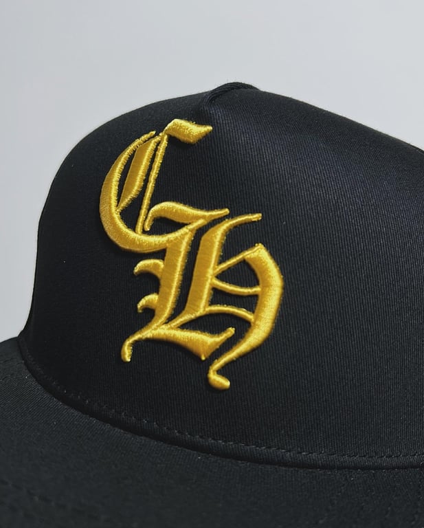 Chrome Hearts CH Logo Embroidered Cap Black Yellow - 5