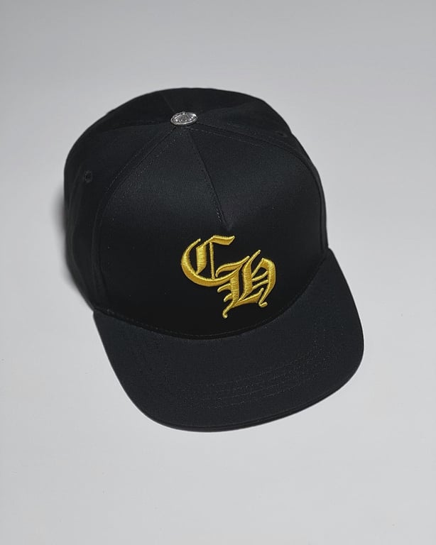 Chrome Hearts CH Logo Embroidered Cap Black Yellow - 6