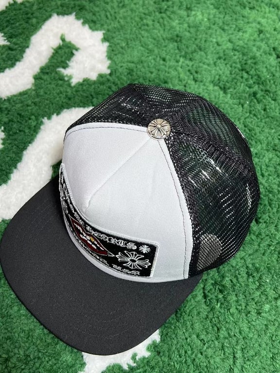 Chrome Hearts Matty Boy Mouth Trucker Hat Black/White - 2
