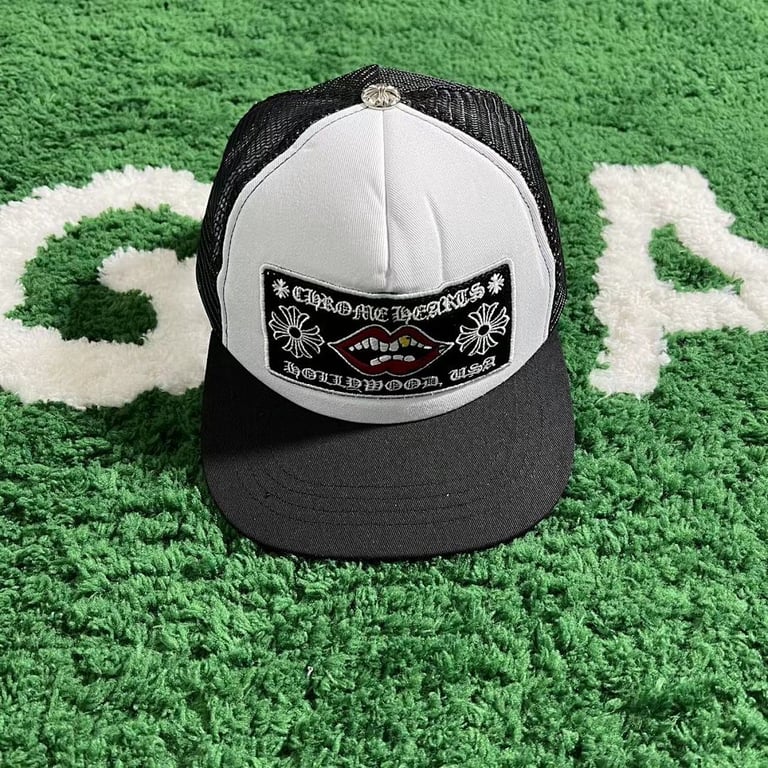 Chrome Hearts Matty Boy Mouth Trucker Hat Black/White - 11