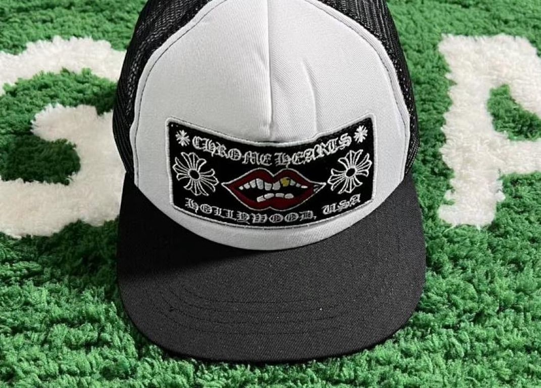 Chrome Hearts Matty Boy Mouth Trucker Hat Black/White - 5