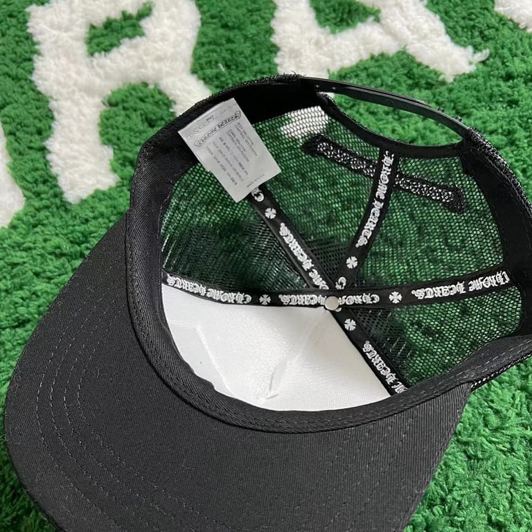 Chrome Hearts Matty Boy Mouth Trucker Hat Black/White - 7